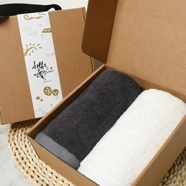 Songwol Towel Holiday Gift Set C (Bamboo Premium Plain 180g2p-Kraft+Band) / 송월타올 명절기프트세트C(뱀부프리미엄무지180g2p-크라프트+띠지)
