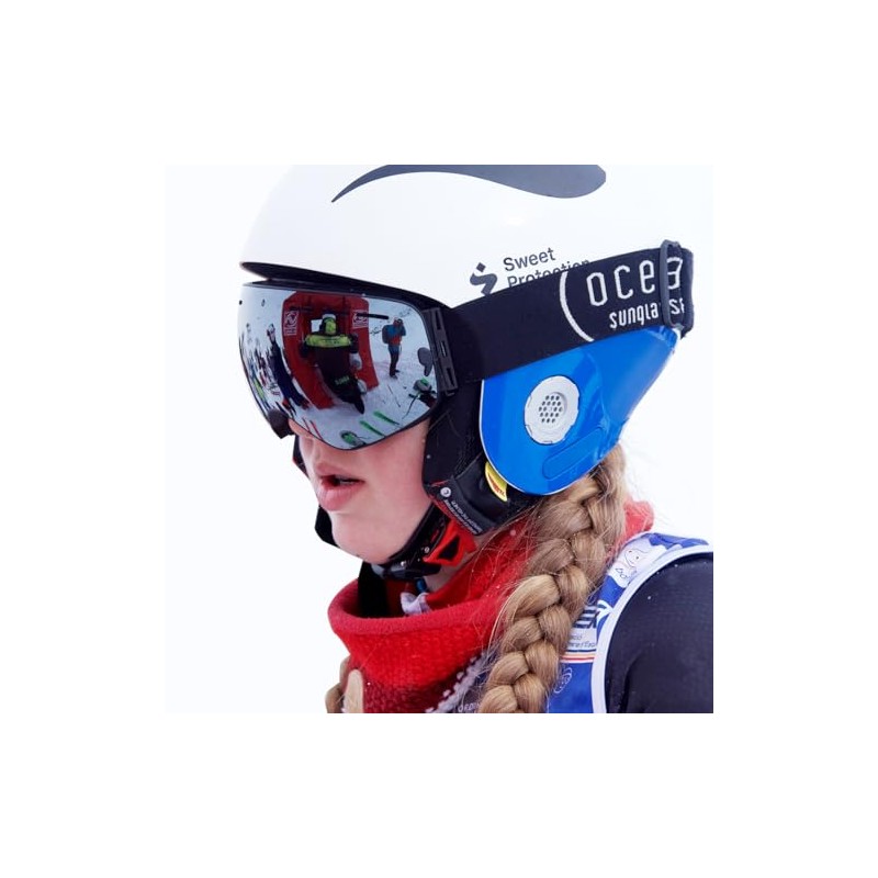 Ocean OCN-YH3101-0 Snow Goggles, Unisex, Dual Lens, UV Protection, Anti-Fog