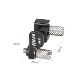 Nitze HDMI Cable Clamp for T-S12A Cage Compatible with Sony a6700 Camera, and for T-S14A Cage Compatible with Sony ZV-E10 II Camera - PE40