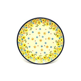 Polish Pottery Plate - Salad/Dessert (7 3/4") - Buttercup