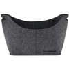 DuneDesign Artificial Felt Bag 40x25x30cm basket for firewood shopping 15KG