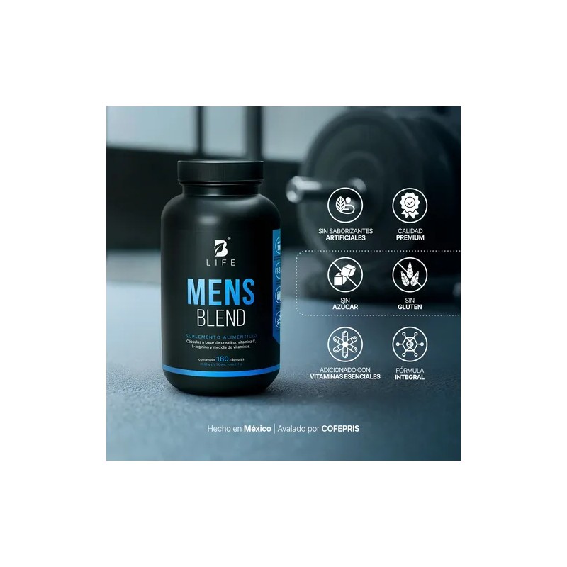 Multivitamínico Masculino B Life Mens Blend 180 Cápsulas