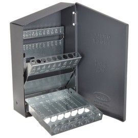 Drill America Drill Bit Index/Case, 1/16-1/2 by 64ths (29 Sizes), 10550