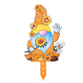 FUNOMOCYA Yard Insert Easter Decorations Easter Hunt Decorations Easter Hunt Signs Pastel Birthday Banner Easter Bunting Gnomes Garden Ornaments Bunting Flags Outdoor Green Bunting Acrylic