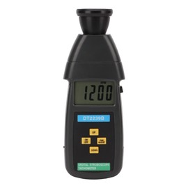 Stroboscope DT2239B LCD Digital, Flash Tachometer, Flash Tachometer, Non-Contact Strobe Speedometer, 60-19.999RPM