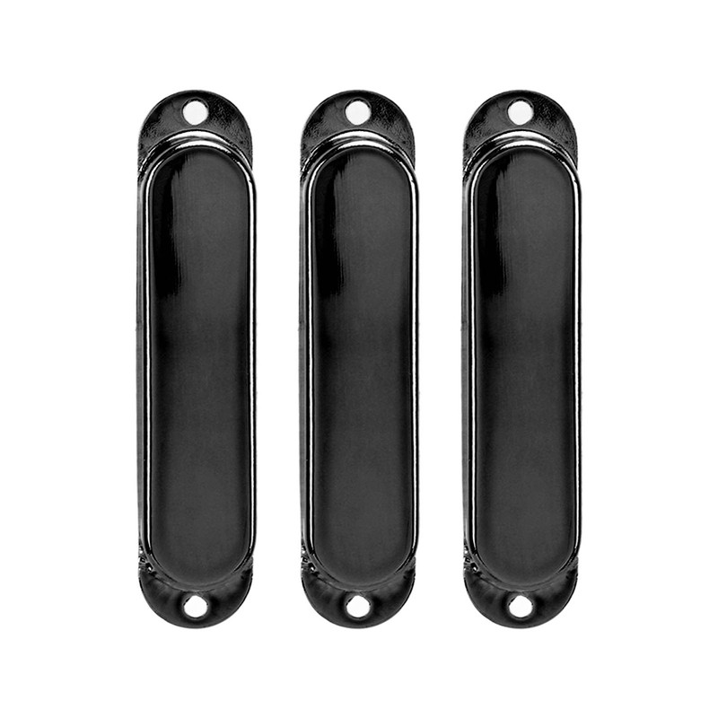 3Pcs Electric Guitar Single Coil Pickup Cover Copper Instrument Accessory