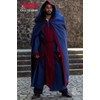 Burgschneider - Dungeons & Dragons Magician Cape Dark Blue/Bordeaux (Standard,