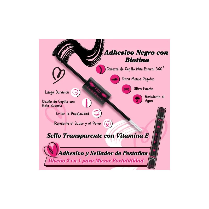 Kit De Extensiones Pestañas Pro 30d 40d 9-16mm 280pcs