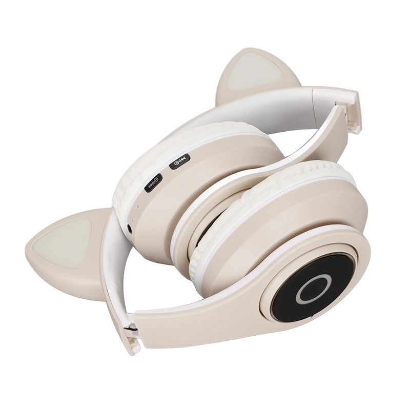 LXB39A Cat Ear Bluetooth Headset Cute Adjustable Bass Portable Wireless