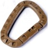 ITW Nexus TAC LINK Carabiner Tack Link Genuine Bulk Product (COYOTE BROWN, 2 Pack)