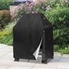 Outdoor Fireplace Cover,Heavy Duty 600D Waterproof Square Chimineas Fireplace Covers,Cover