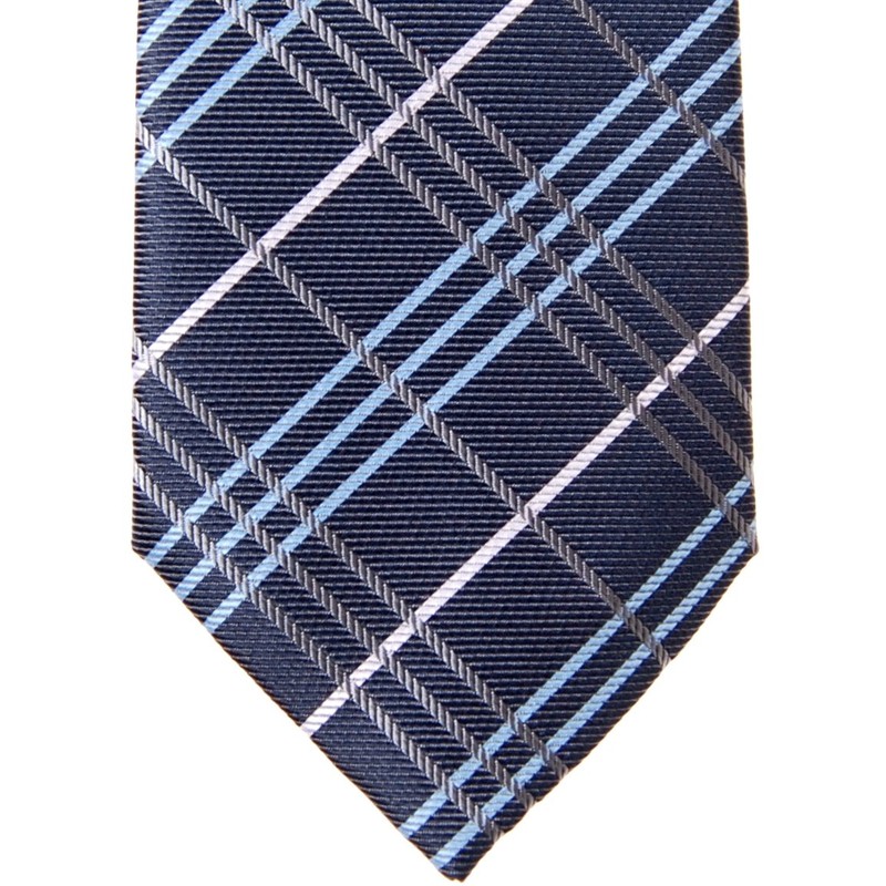 Retreez Tartan Plaid Styles tejido microfibra pre-atado para niño, Azul