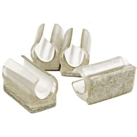 4 Pack 3/4"-7/8" Snap-On Felt Glides - 63349