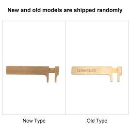 Vernier Pocket Caliper Handy Brass Sliding Brass Vernier Caliper Ruler Measuring Tool Double Scales mm/inch Mini Bead Wire Jewelry Measuring (80mm/3.14in)