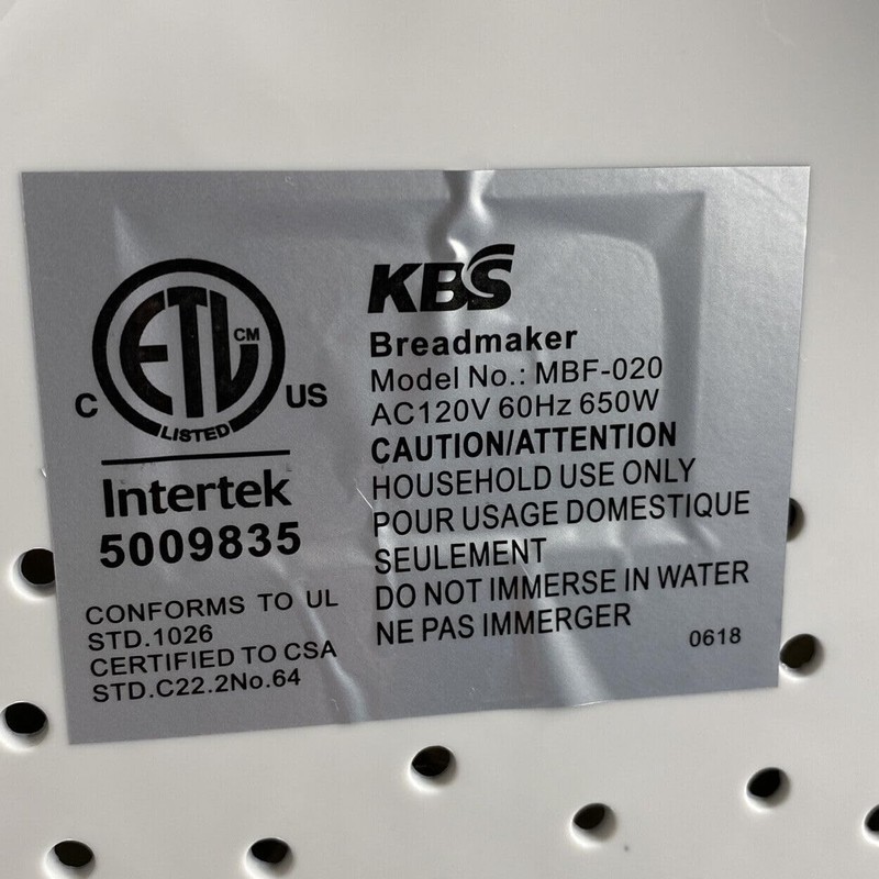 Paddle fits KBS Bread Maker Model MBF-020 only. Color of