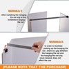 Epakh 8 Pieces Metal Hanging Divider Rail Clip File 4