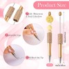 Beadthoven 10pcs Pearl Diamond Beadable Pens, Rhinestone & Crystal Bling
