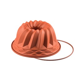 Silikomart 193228 Backform Gugelhupf, inkl. Safe-Ring, Terracotta