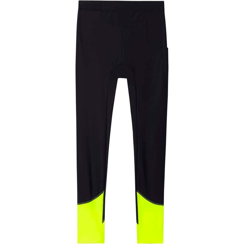 GORE WEAR Tights Thermo CONCURVE Uomo, Nero/Giallo Neon, L