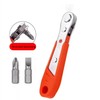 FLZOSPER 22 PCS Ratchet Screwdriver Set 1/4 Mini Ratchet Wrench