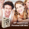 10th Anniversary Wedding Gifts for Wife, Husband, Couples Gift Candlestick,Ten