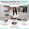 PocketSharps - Pocket-Size Travel Sharps Container for Pen Needles, Lancets,