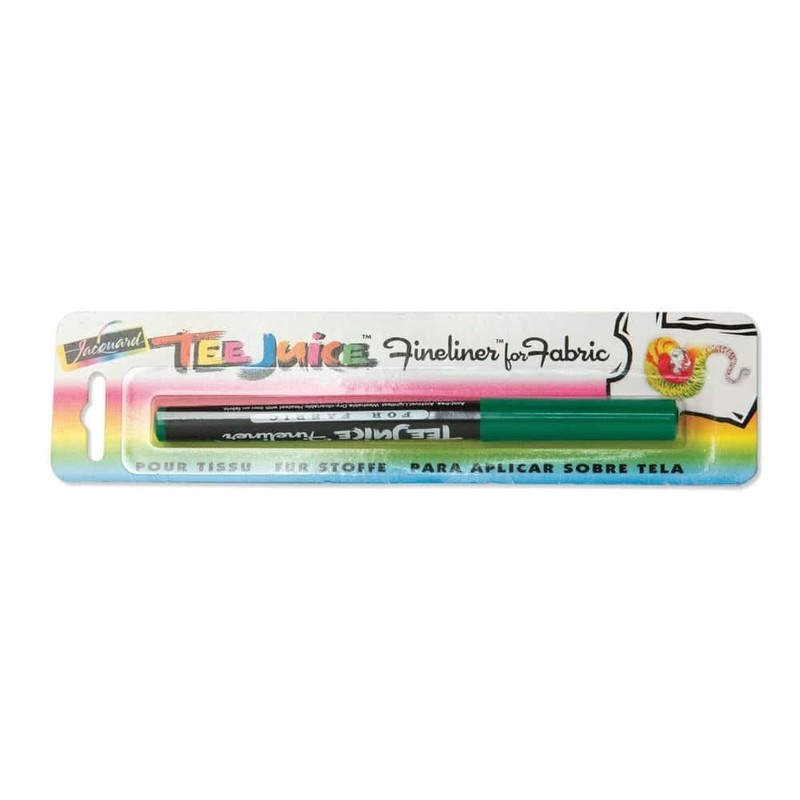 Jacquard Tee-Juice Green Fabric Marker Fine Tip Pen