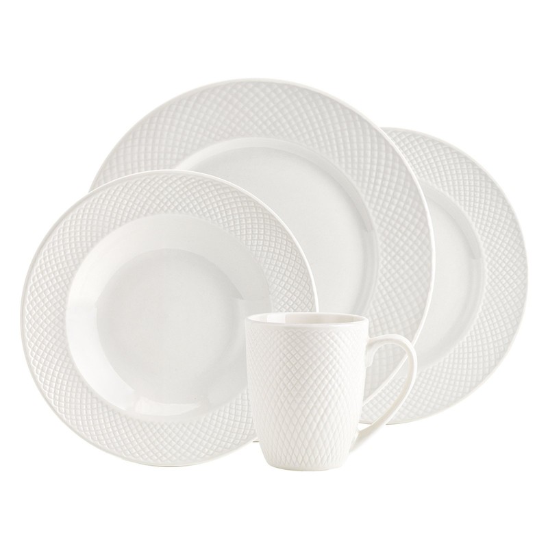 Godinger Lattuccina 16 Piece Dinnerware Set