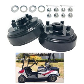 Golf Cart Brake Drum Assembly Kit with Large Centre Hole and 30 Splines for 1991-up E-Z-G-O TXT Medalist Columbia 4 Cycle Gas Replaces 21807G1-2 Pack