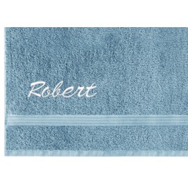 Lashuma Towel with Embroidered Name – Terry Cloth Linz Series – Hand Towel Bath Towel Shower Towel Sauna Towel