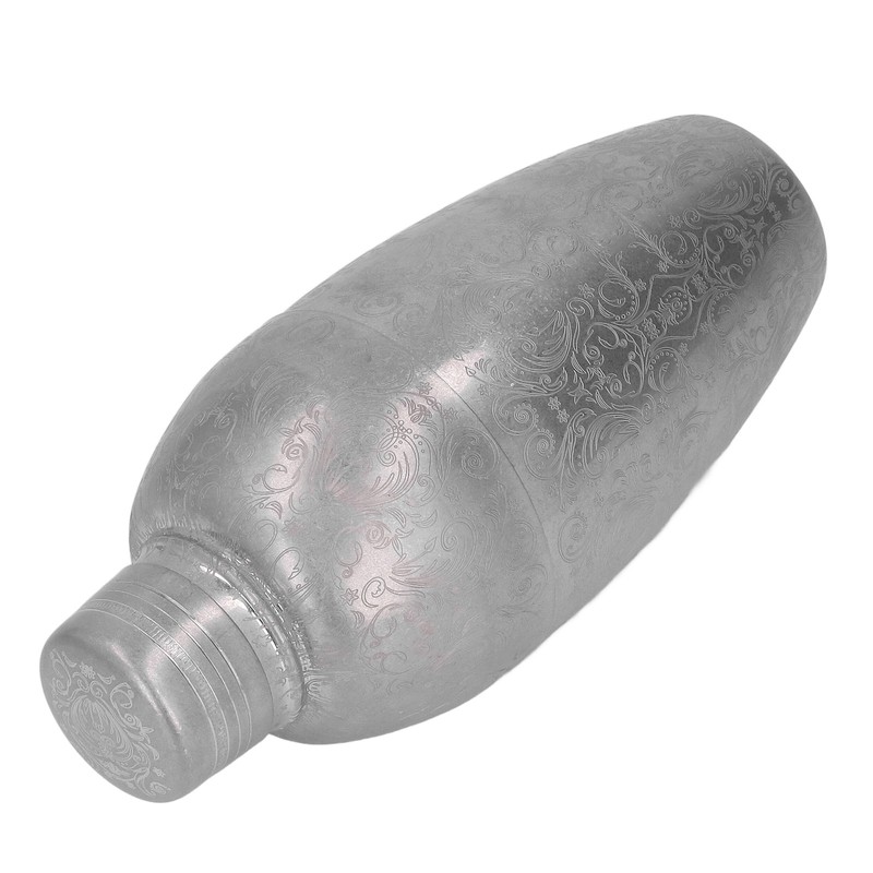 Cocktail Shaker 304 Stainless Steel High Strength Flower Carved Bartending
