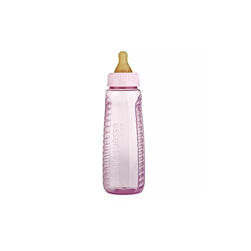 Gerber First Essentials Fashion Tint Plastic Nurser Latex Nipple, 9