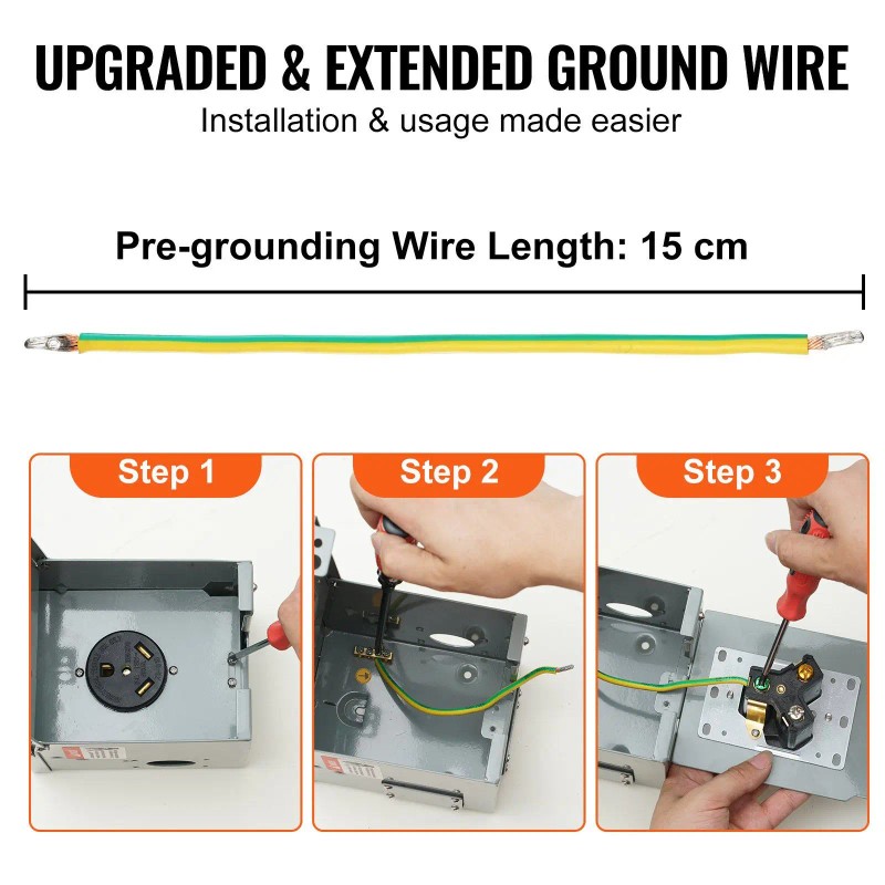 For UL Standards Tested 30 Amp RV Power Outlet Box