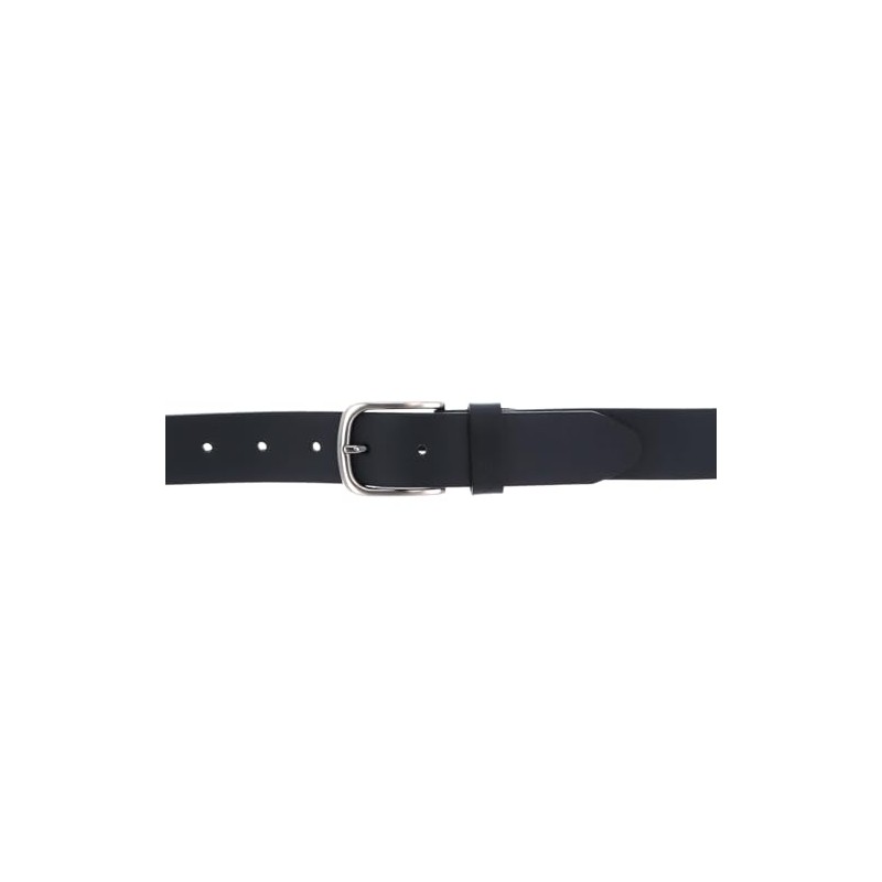 VALENTINO Bairone Leather Belt W95 Blue, blue