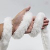 Christmas Faux Fur Ribbon Trim, Artificial Furry Stripe Holiday Garland