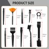 Hodyludy 10PCS Anti Static Brush Kit, Small Cleaning Brushes for