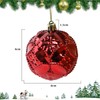 Exclusive Christmas Tree Baubles Set of 16 Shatterproof Elegant &