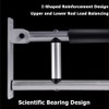 Tuntrol 23.6 inch Foldable Handrail Grab Bars, Wall Mounted Toilet