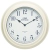 KitchenCraft Living Nostalgia Analogue Wall Clock, Antique Cream, 25.5 cm (10 inch)
