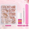 Ceboic False Nail Tips Kit, 240Pcs French Press on Nails