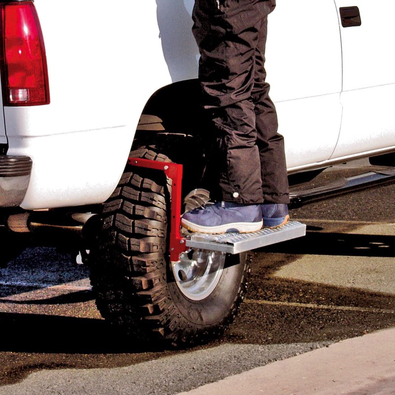 Powerbuilt Tire Step for Truck, SUV, Semi, Heavy Duty 300