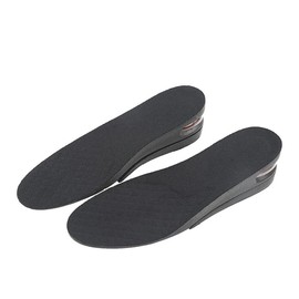 Boowhol PU Two Layer Increase White Insole Increase Insole Men Women Invisible Movement Up Pad 3/4 Inches (1 Pair) White