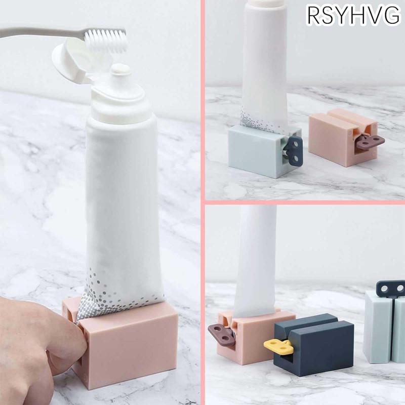RSYHVG Toothpaste juicer, rolling tube extruder toothpaste holder holder with