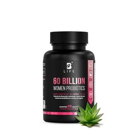 B Life Probióticos para Mujer 60 cápsulas | 60 Billones con Bromelina e Inulina de Agave | 11 Cepas para Salud Digestiva | 60 Billion Womens Probiotic