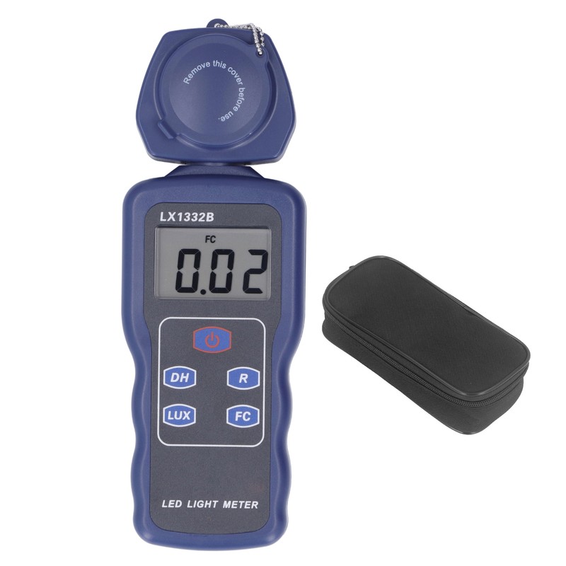 Illumination Photometer Digital Brightness Tester High Accuracy Light Detector Illuminance