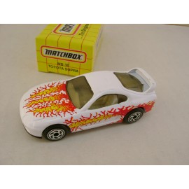 MATCHBOX SUPERFAST 1993 MATCHBOX SUPERFAST MB 30 WHITE TOYOTA SUPRA NEW IN BOX