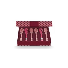 Pip Studio Gift Set Teaspoon Flower Festival Dark Pink - 13