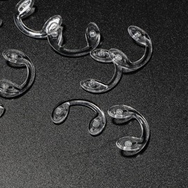 U-Shape Nose Pads Silicone Eyeglasses Pad Non-Slip Clear Adhesive Silicone U-Shape Nose Pads Thin Nosepads Nose Pads for Glasses Anti Slip Kids