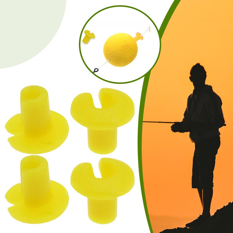 EMSea Pack of 40 Floss Caps Bait Stop Rings Aperture