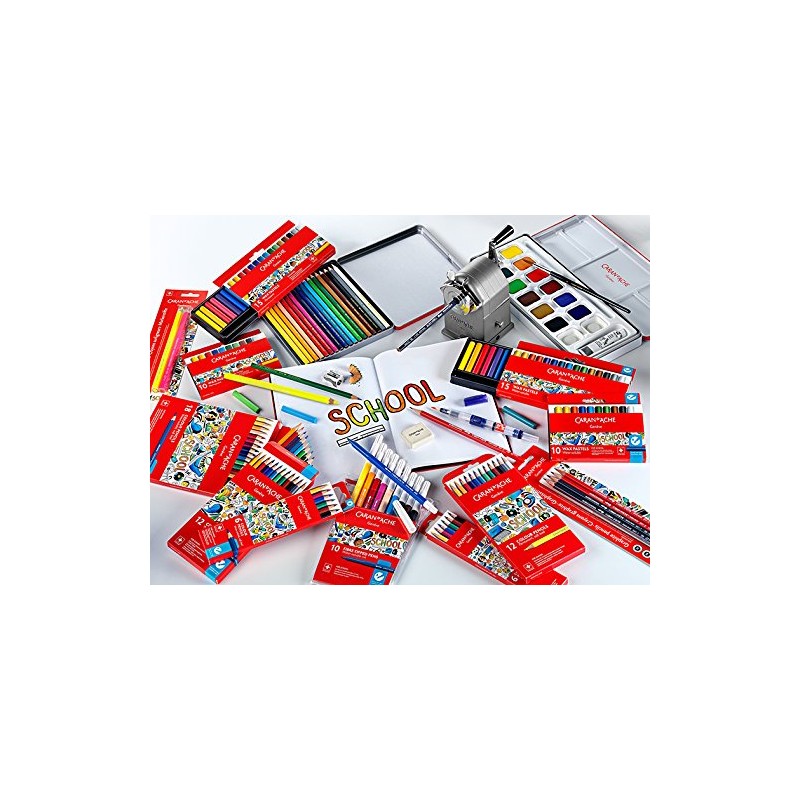 CARAN D'ACHE 1291.712 Buntstifte SCHOOL, permanent, 12er Karton-Etui